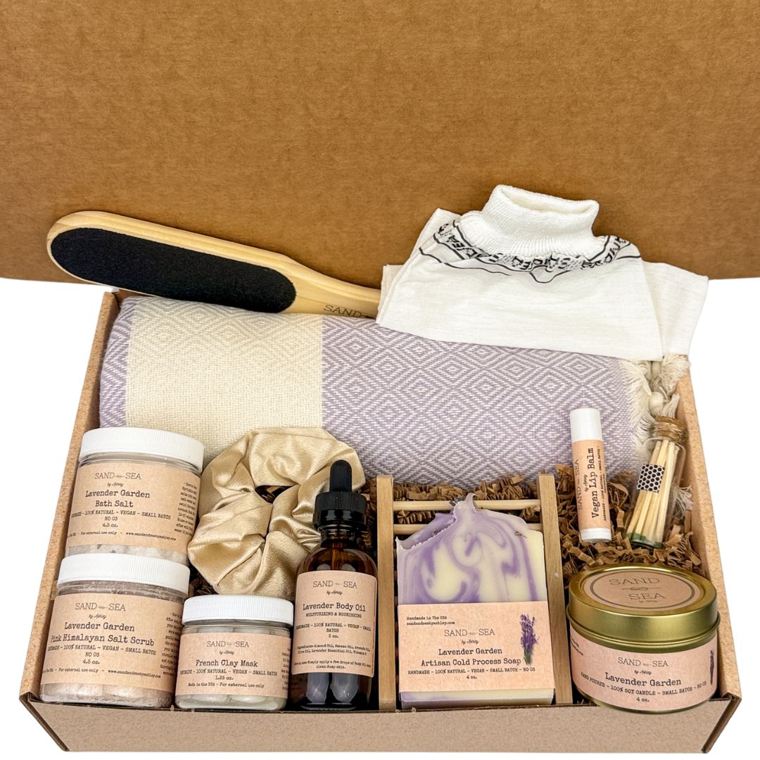Luxury Spa Gift Baskets Handmade in the USA by Sand & Sea by Ashley